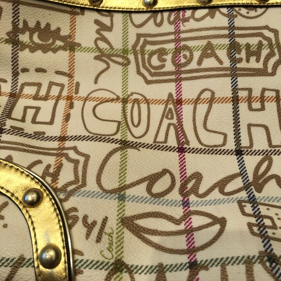 Coach Tattersall Graffiti purse LIMITED EDITION - Picture 2 of 6